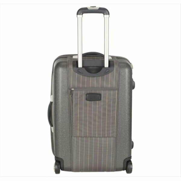 Safavieh 20 in. Oneonta Carry On Luggage - Grey Stripe LTS1001A1